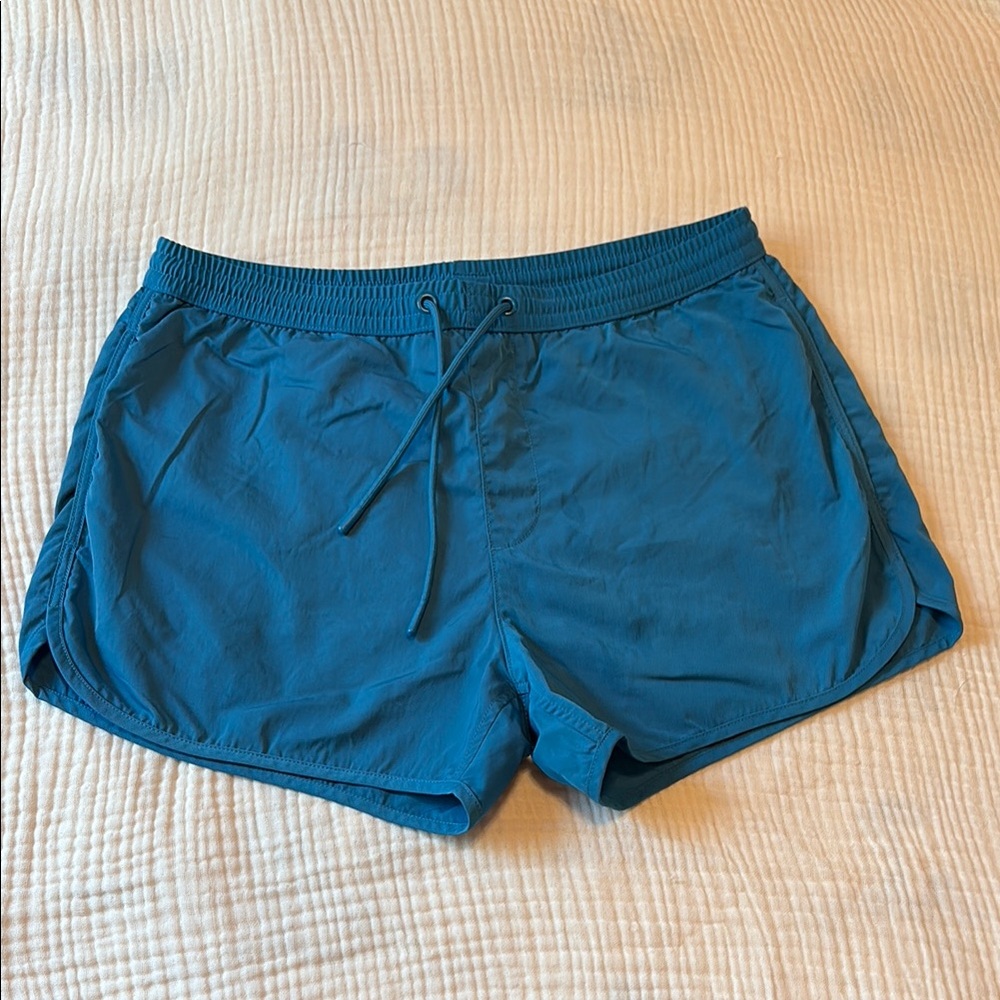 Zara Men's Blue Swim Board Shorts